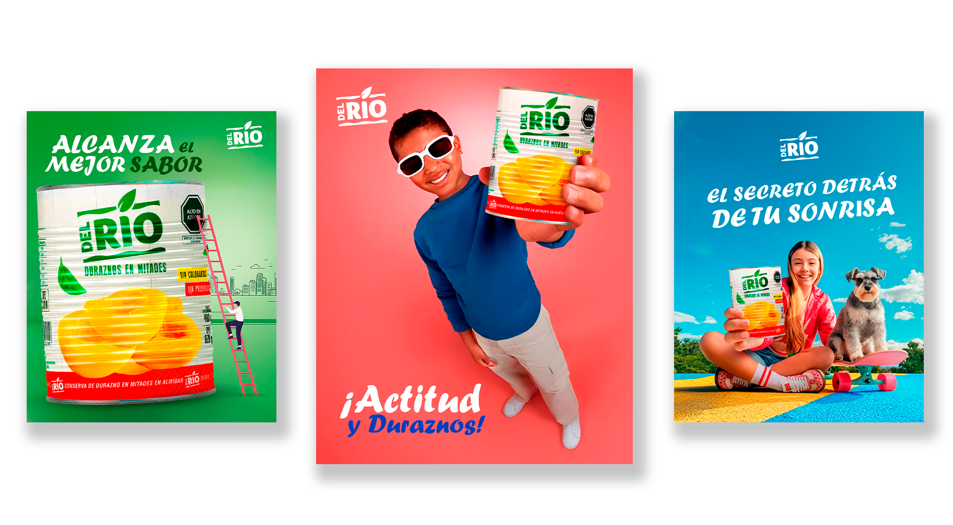 Posts para redes sociales de Del río elaborados por Agency TGH