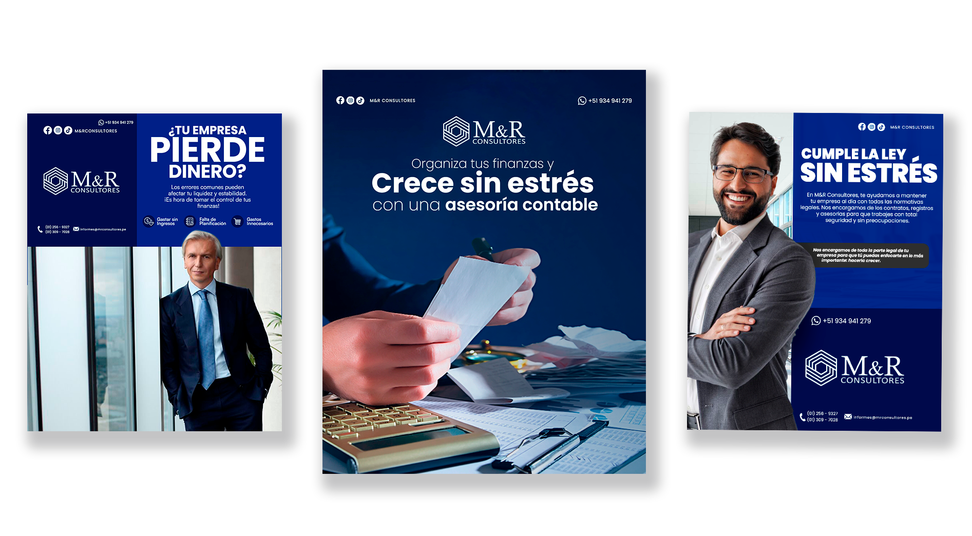 Posts para redes sociales de M&R Consultadores por Agency TGH
