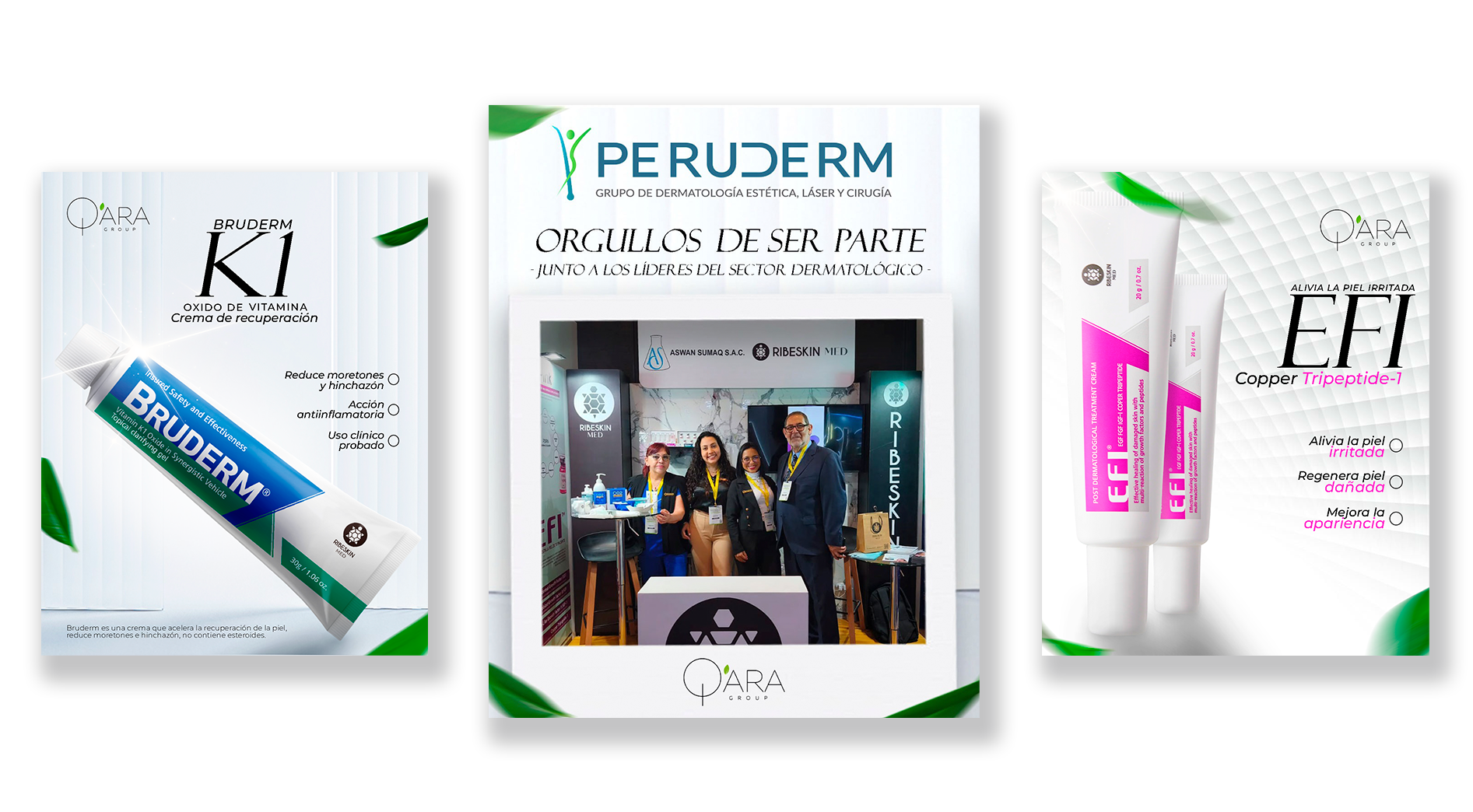 Posts para redes sociales de Q´ara Group por Agency TGH