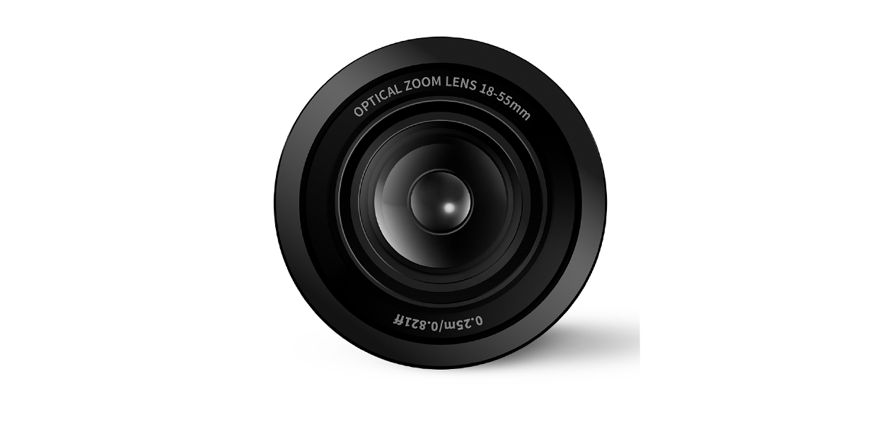 Lente de una cámara profesional