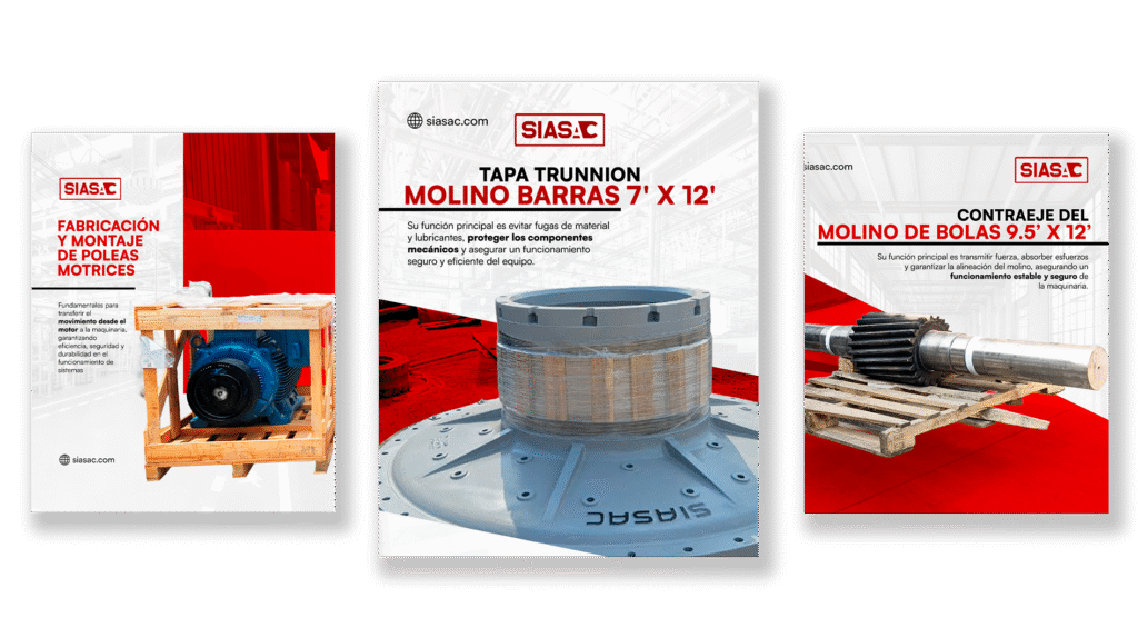 Posts para redes sociales de SIASAC elaborados por Agency TGH