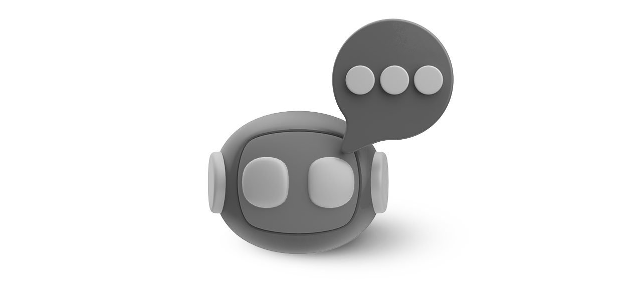 Chatbot pensando en responder