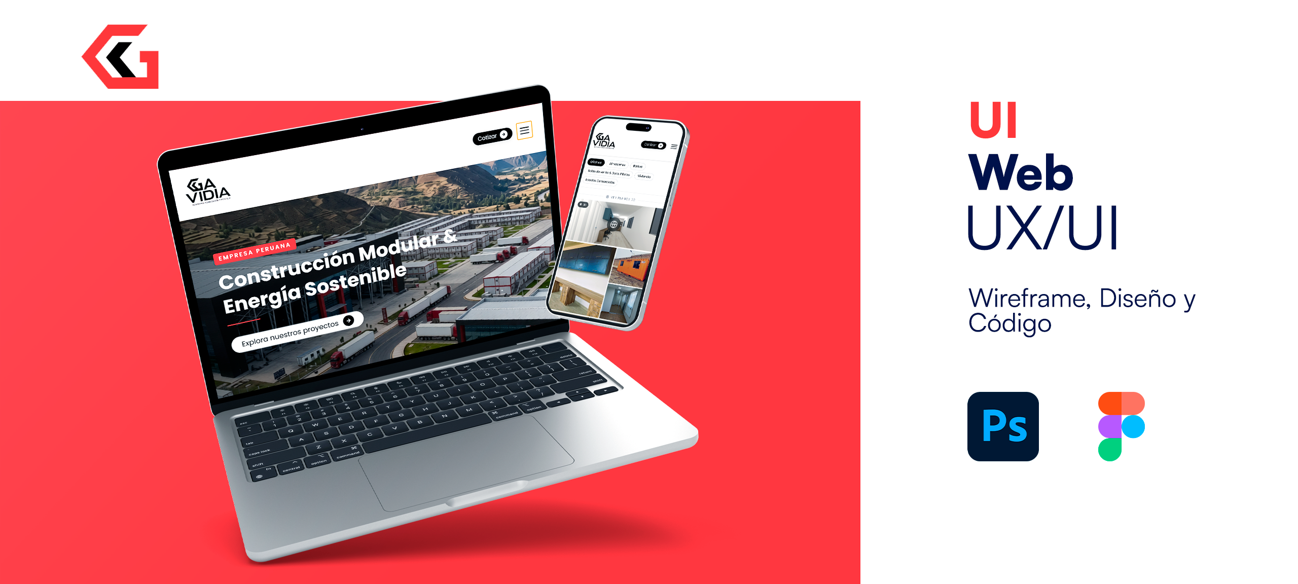 Diseño UX/UI elaborado por Agency TGH para Gavidia