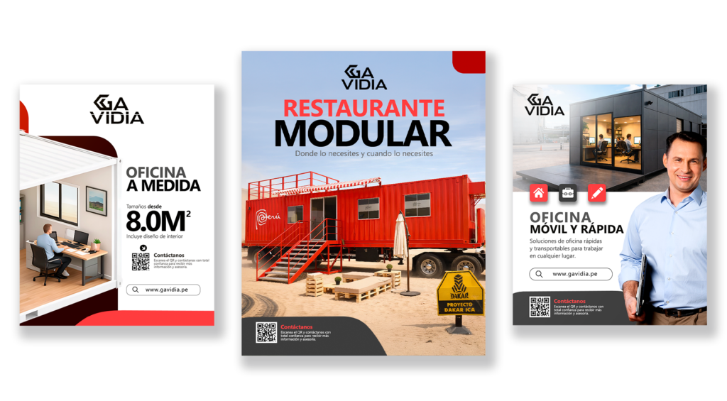 Posts para redes sociales de Gavidia por Agencia TGH