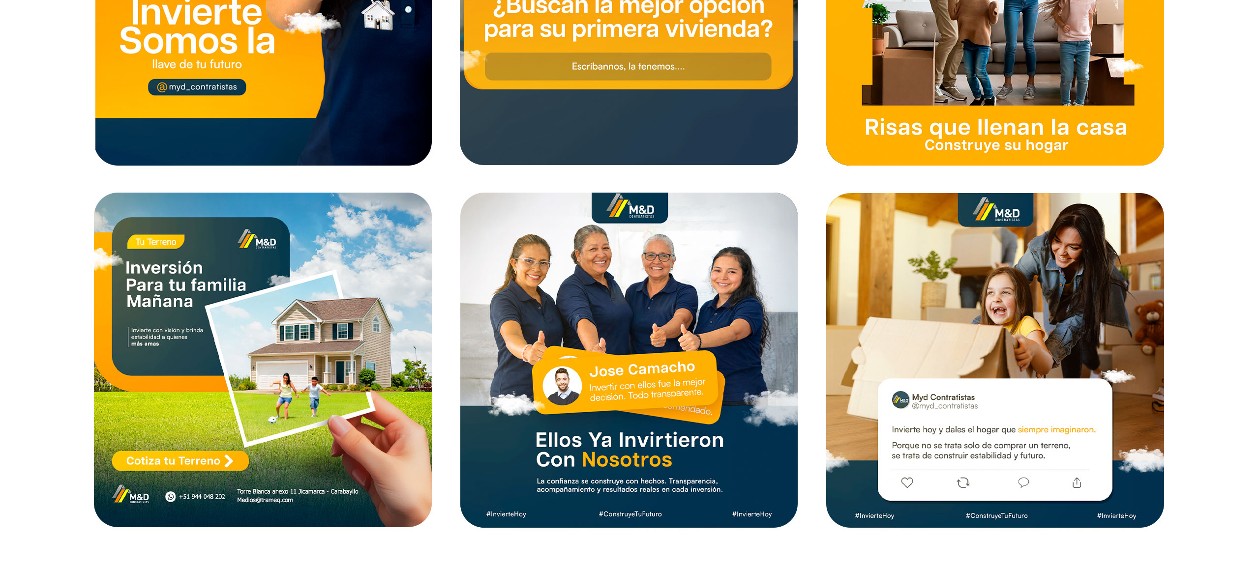 Posts elaborados por Agencia TGH para las redes sociales de Trameq - parte 2