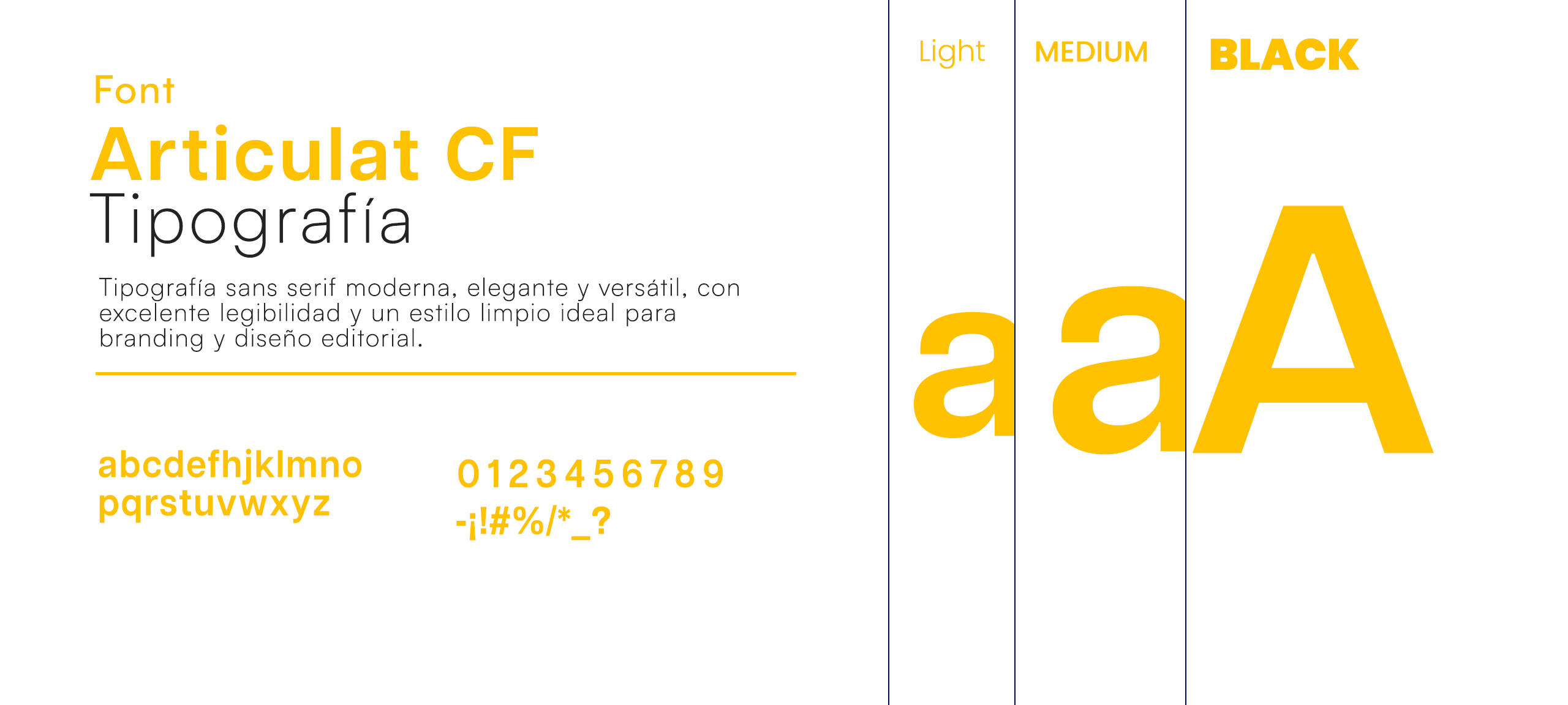 Tipografía de Trameq