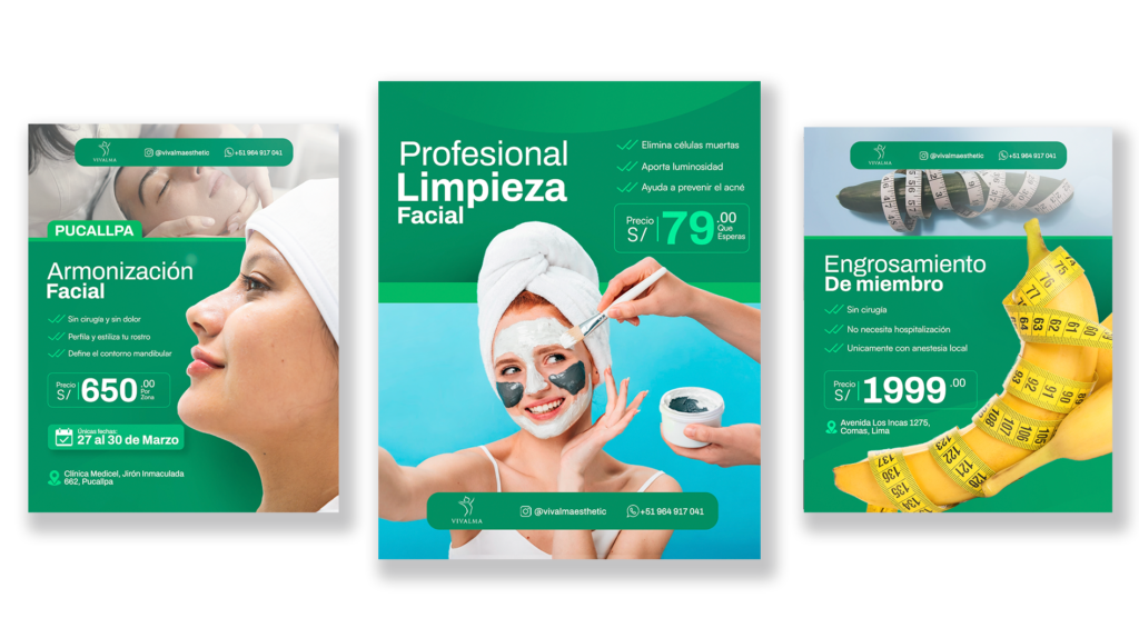 Posts para redes sociales de Vivalma por Agencia TGH